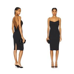 Revolve Katie May X Noel And Jean Pretty Bird Dress Womens Size Small Black